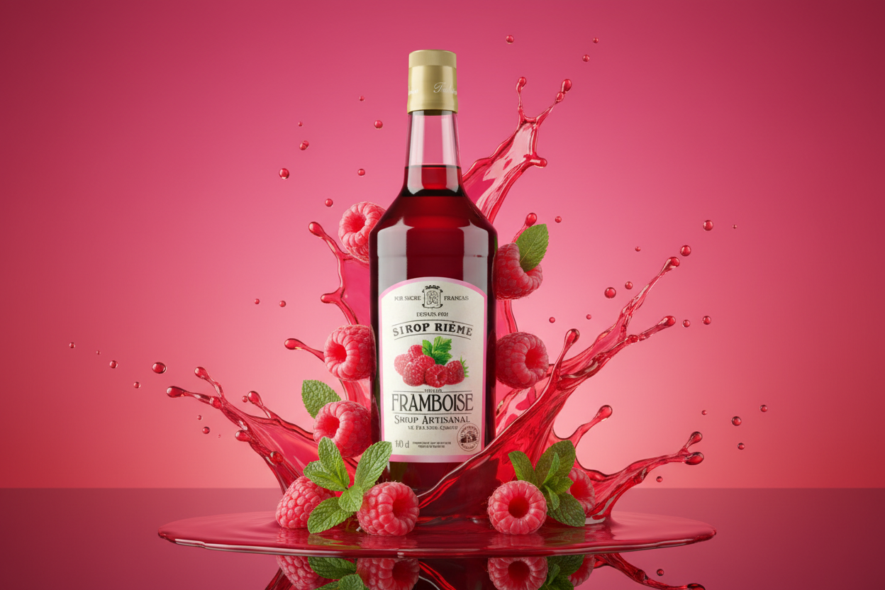 Sirop Rième framboise 1L
