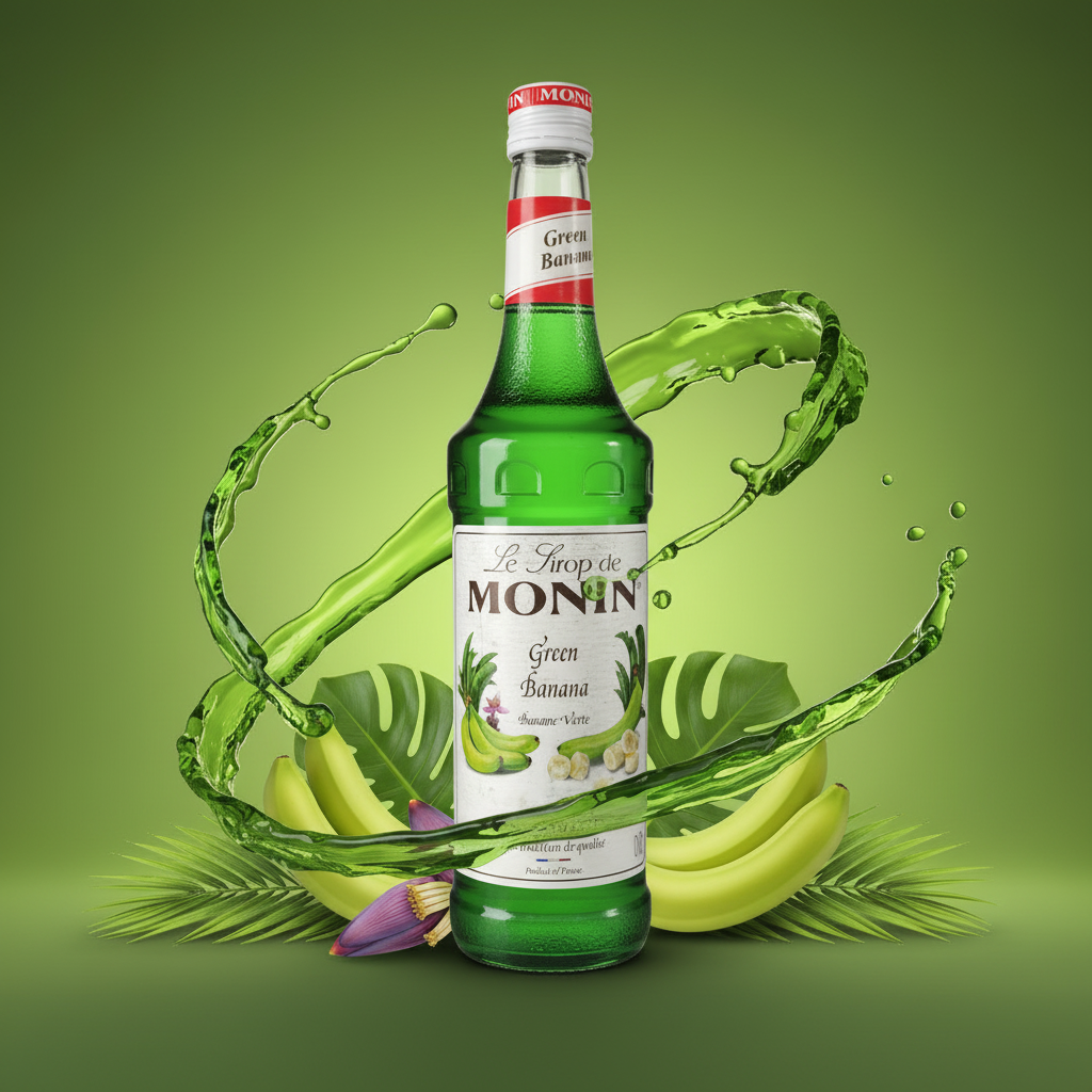 Sirop Monin banane verte 70 cl