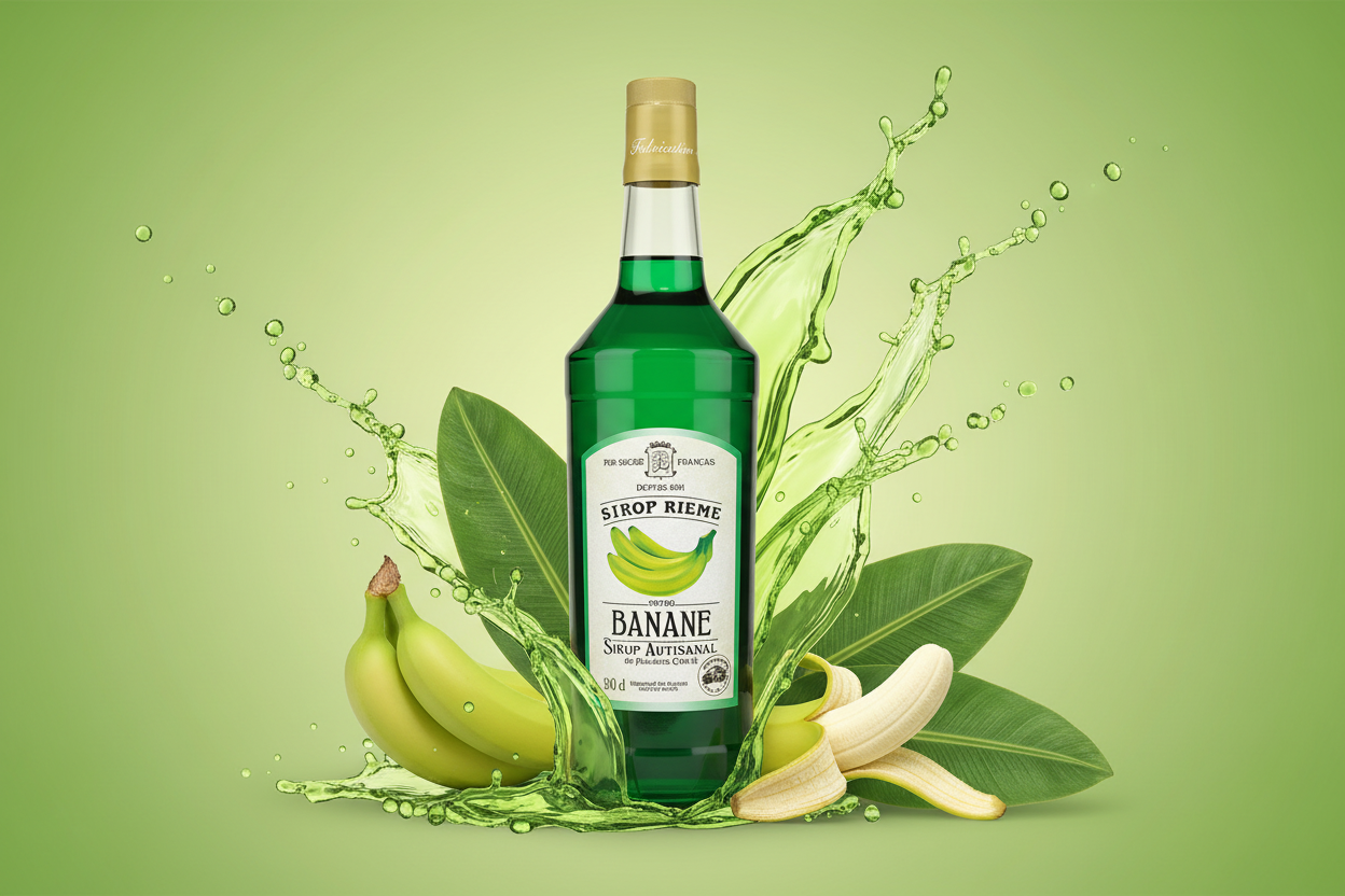 Sirop Rième banane 1L