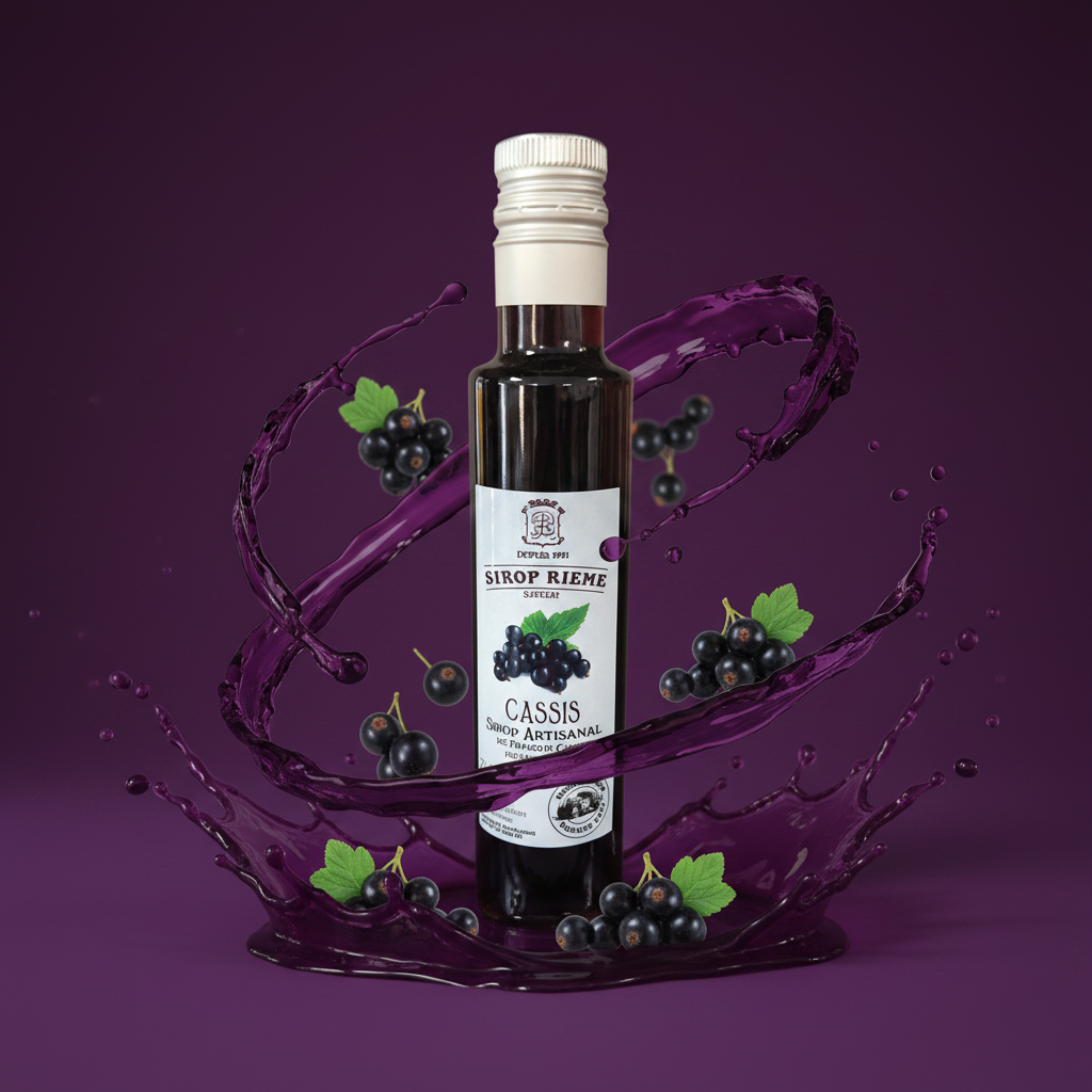 sirop rieme cassis 25 cl