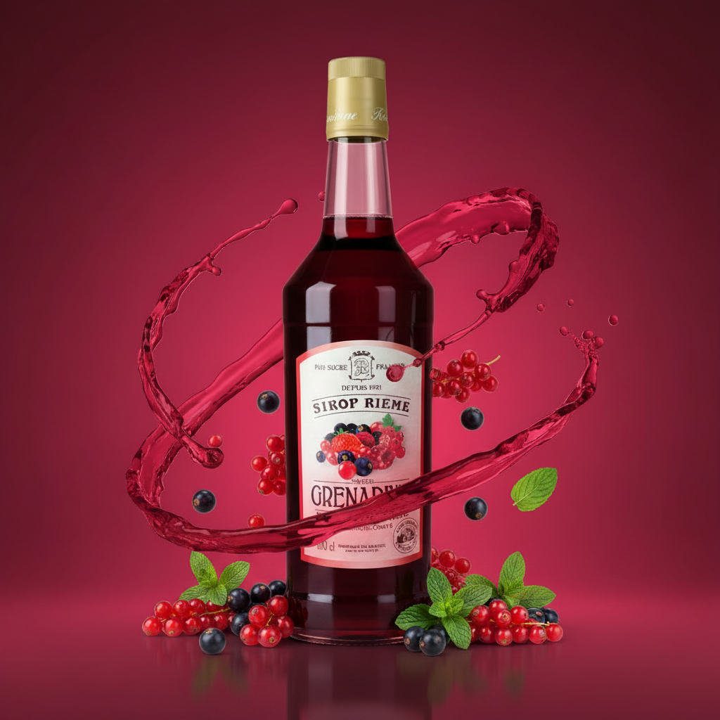 Sirop Rième grenadine 1L