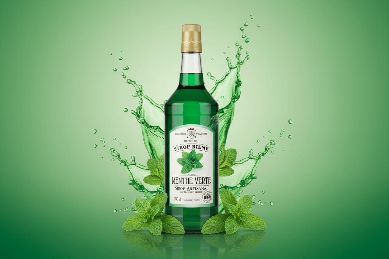 Sirop Rième menthe verte 1L