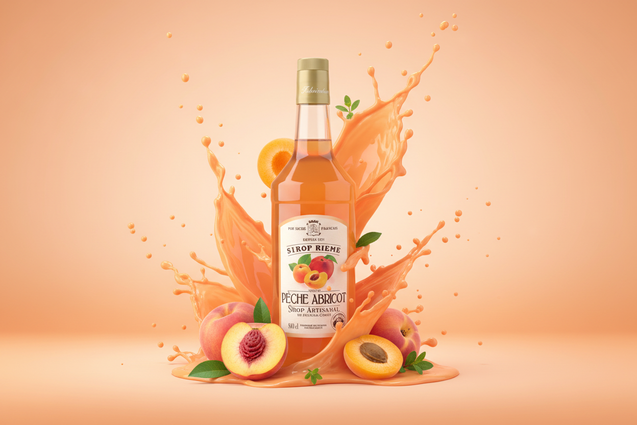 Sirop Rième pêche abricot 1L