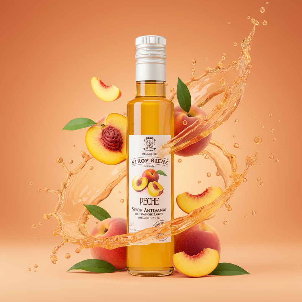 Sirop Rième pèche 25 cl